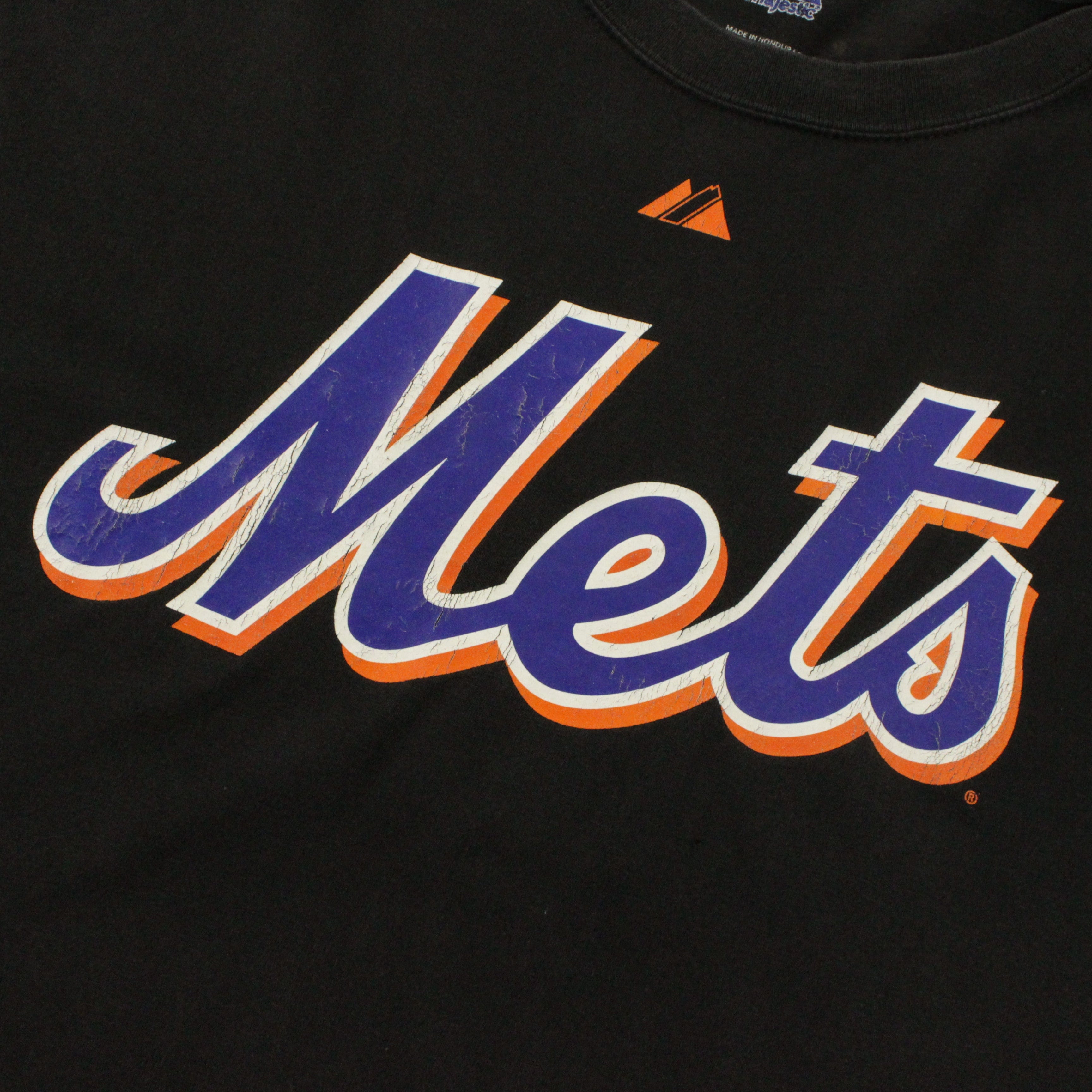 Majestic AUTHENTIC SIZE 50 2XL NEW YORK METS BLACK DAVID WRIGHT