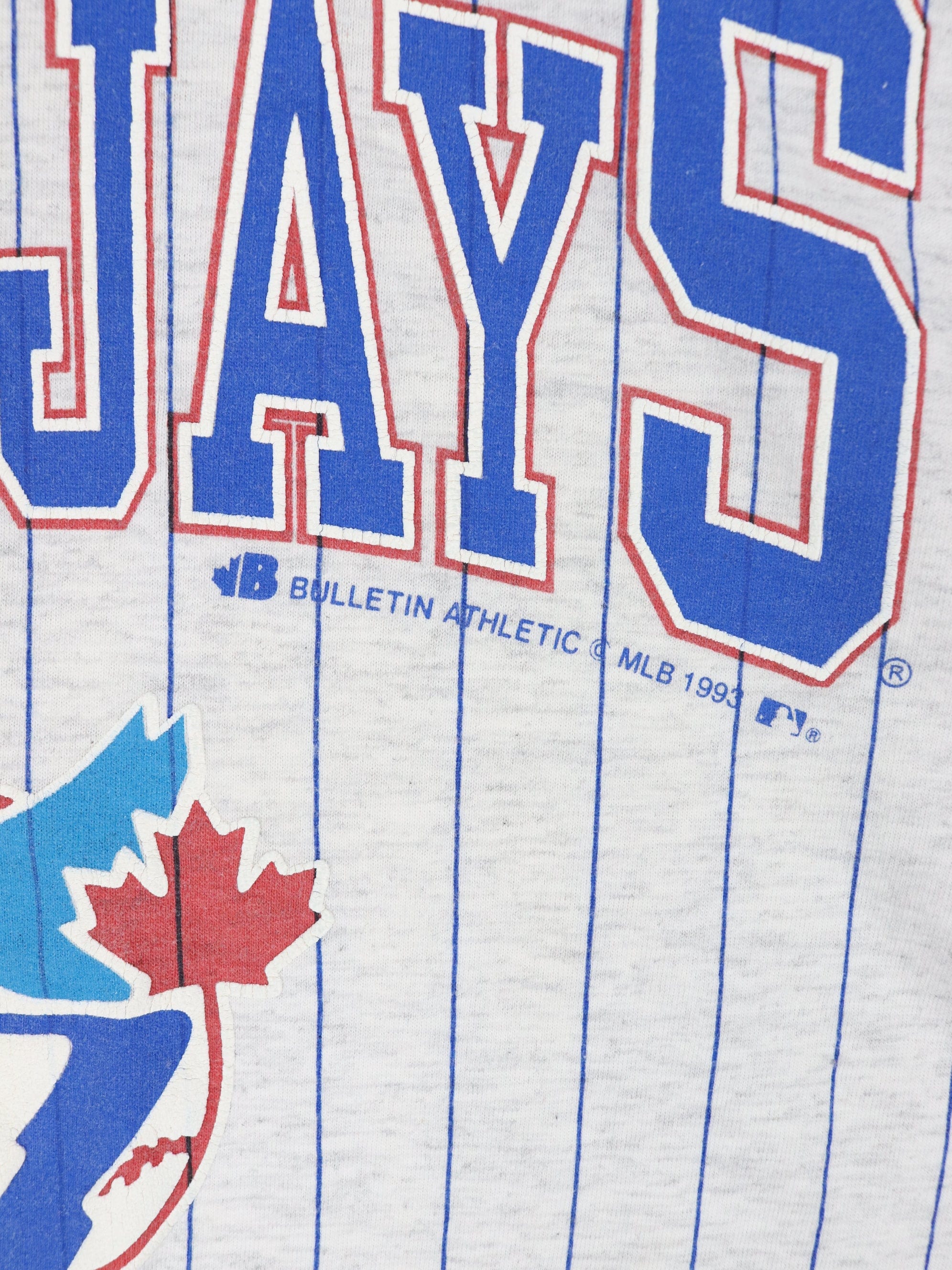 Vintage Toronto Blue Jays Bulletin MLB Baseball Blue T-shirt 