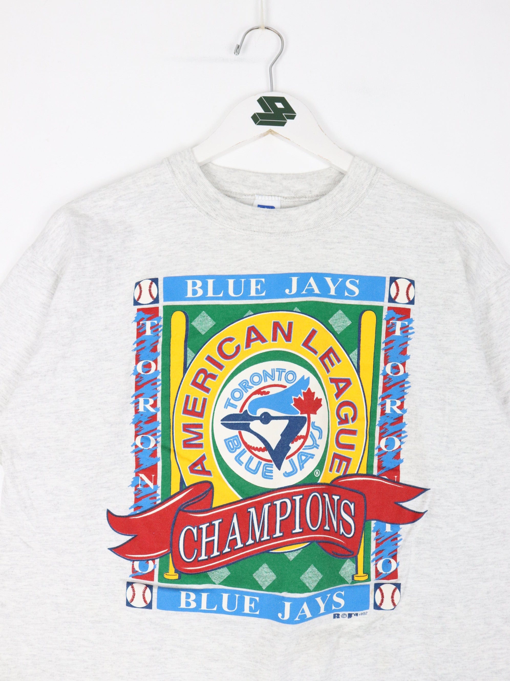 Vinatge 80's Toronto Blue Jays Canadian Blue T-shirt Size 