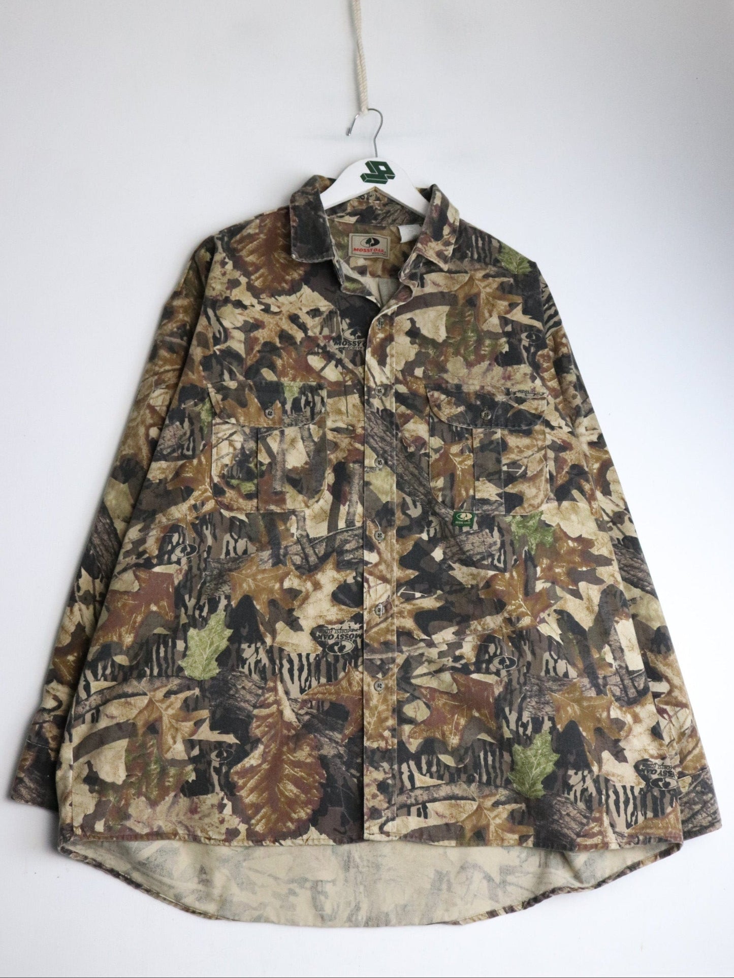 Mossy Oak Shirt Mens 2XL Brown Tree Camo from propervintagecanada