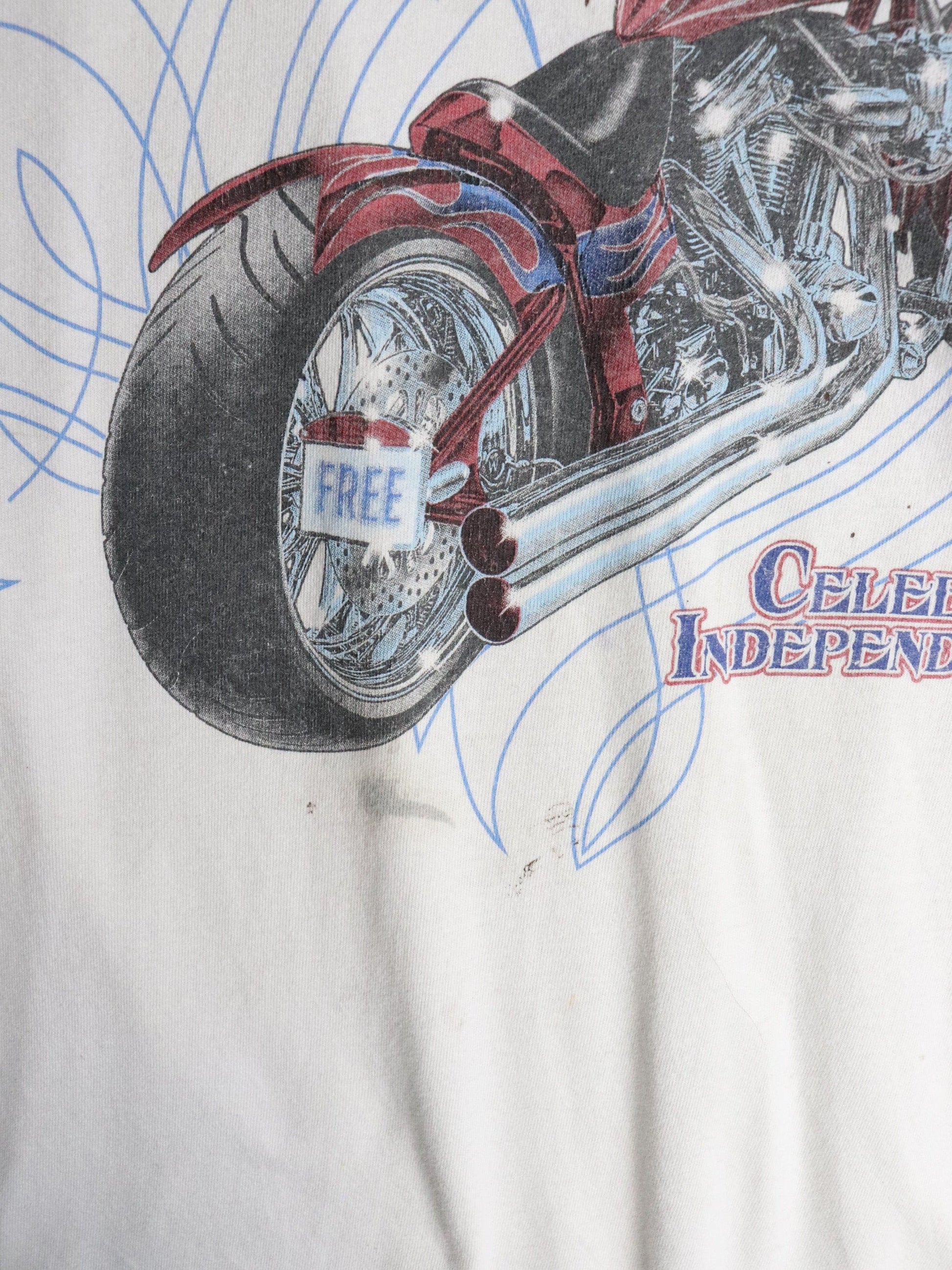 Motorcycle T Shirt Mens XL White from propervintagecanada