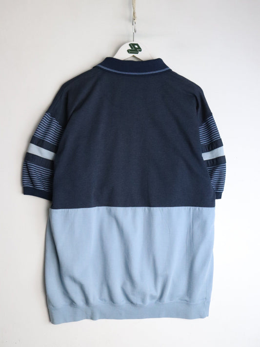 Munsingwear Polo Shirt Mens Large Blue