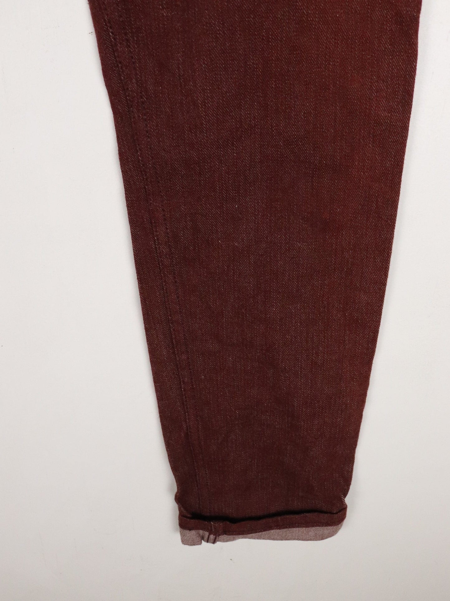 Naked & Famous Selvedge Denim Jeans Mens 26 x 32 Red Weird Guy from propervintagecanada