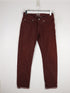 Naked & Famous Selvedge Denim Jeans Mens 26 x 32 Red Weird Guy from propervintagecanada