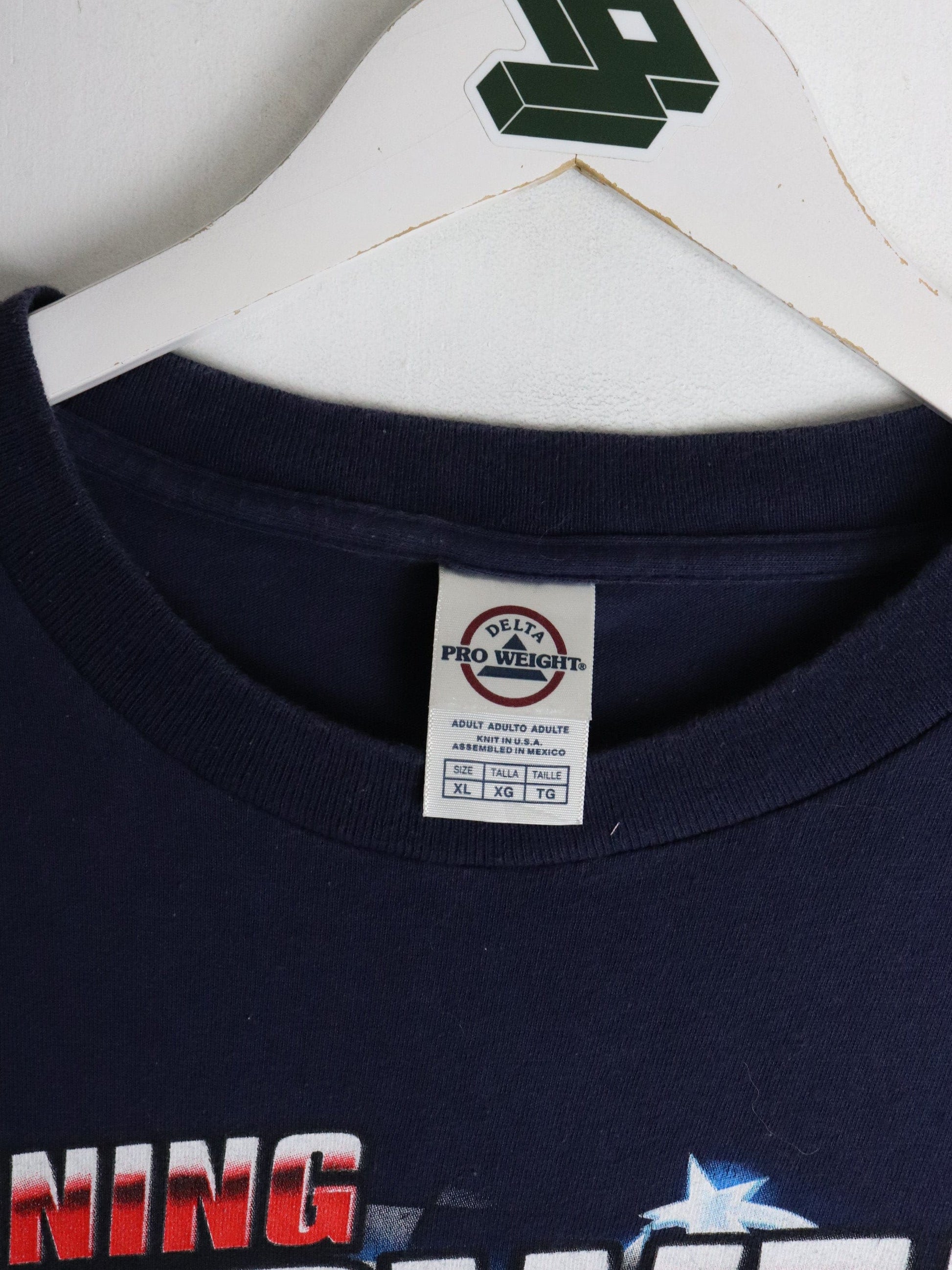 Nascar T Shirt Mens XL Blue