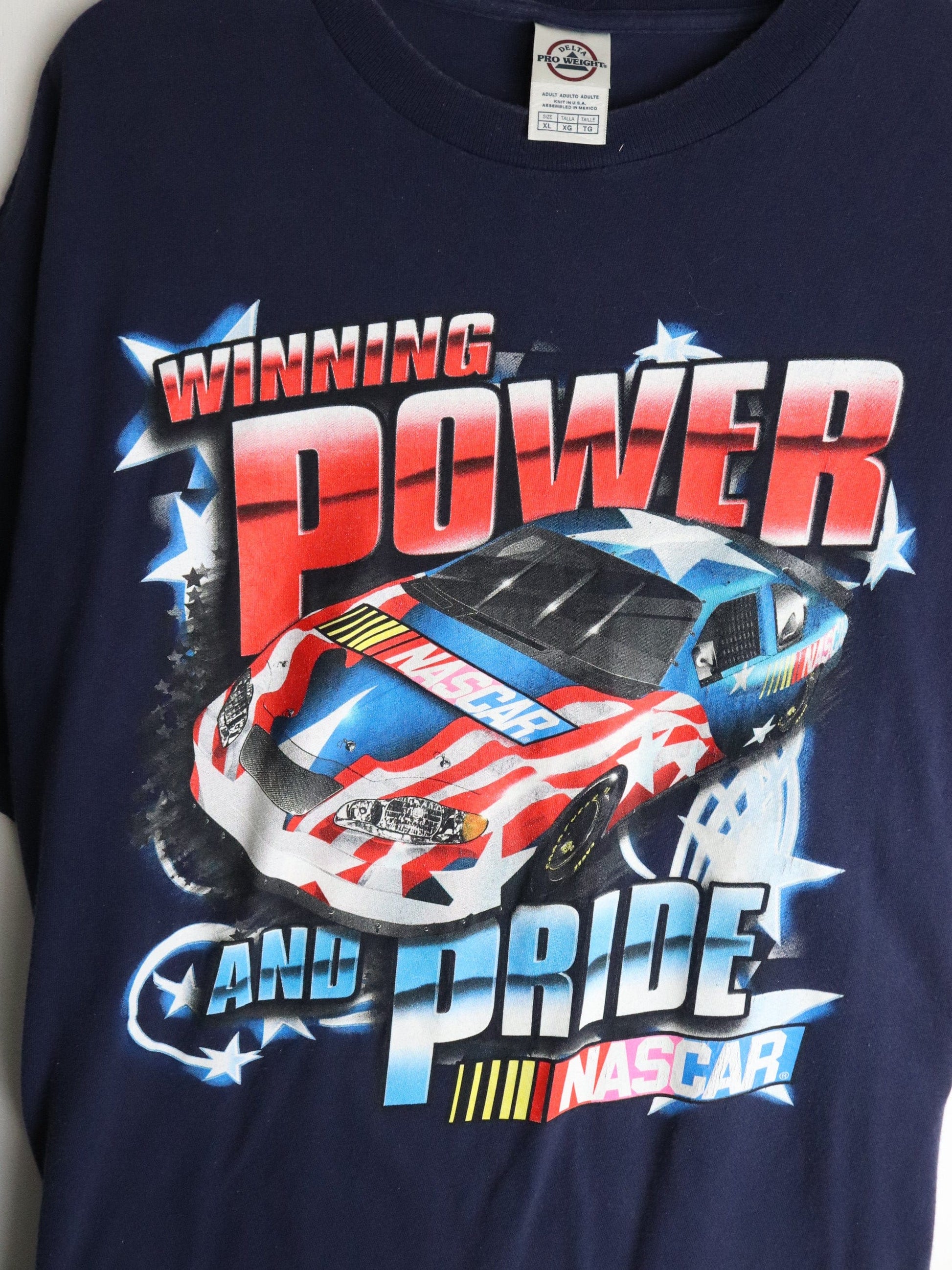 Nascar T Shirt Mens XL Blue