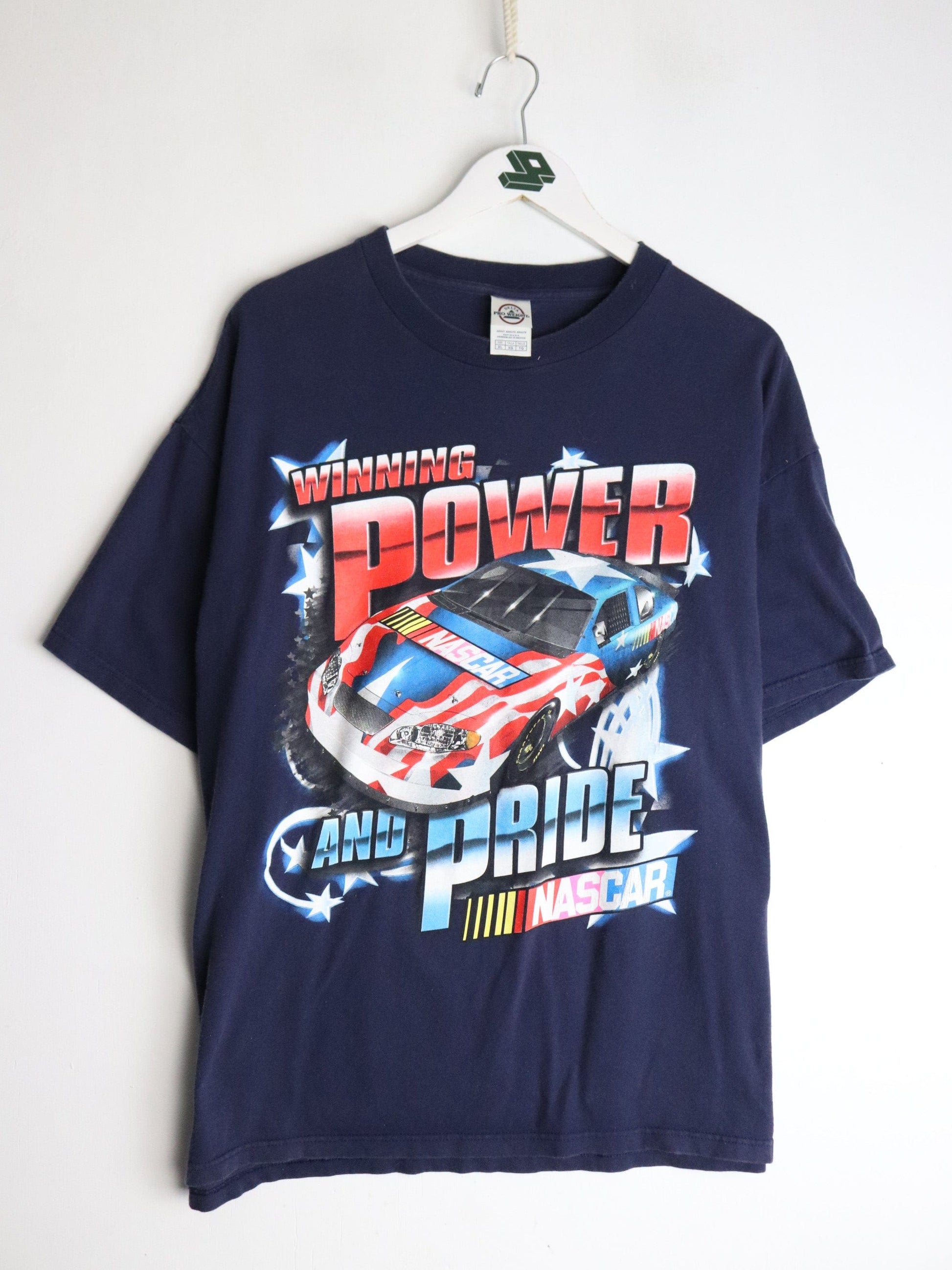 Nascar T Shirt Mens XL Blue