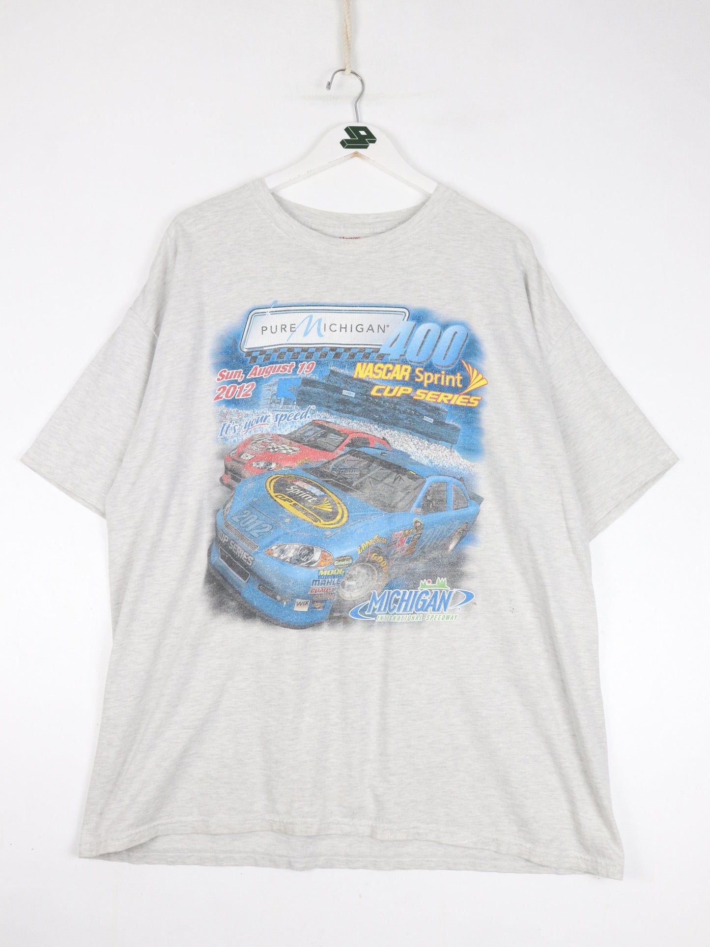 Nascar T-Shirts & Tank Tops Nascar T Shirt Mens 2XL Grey Racing