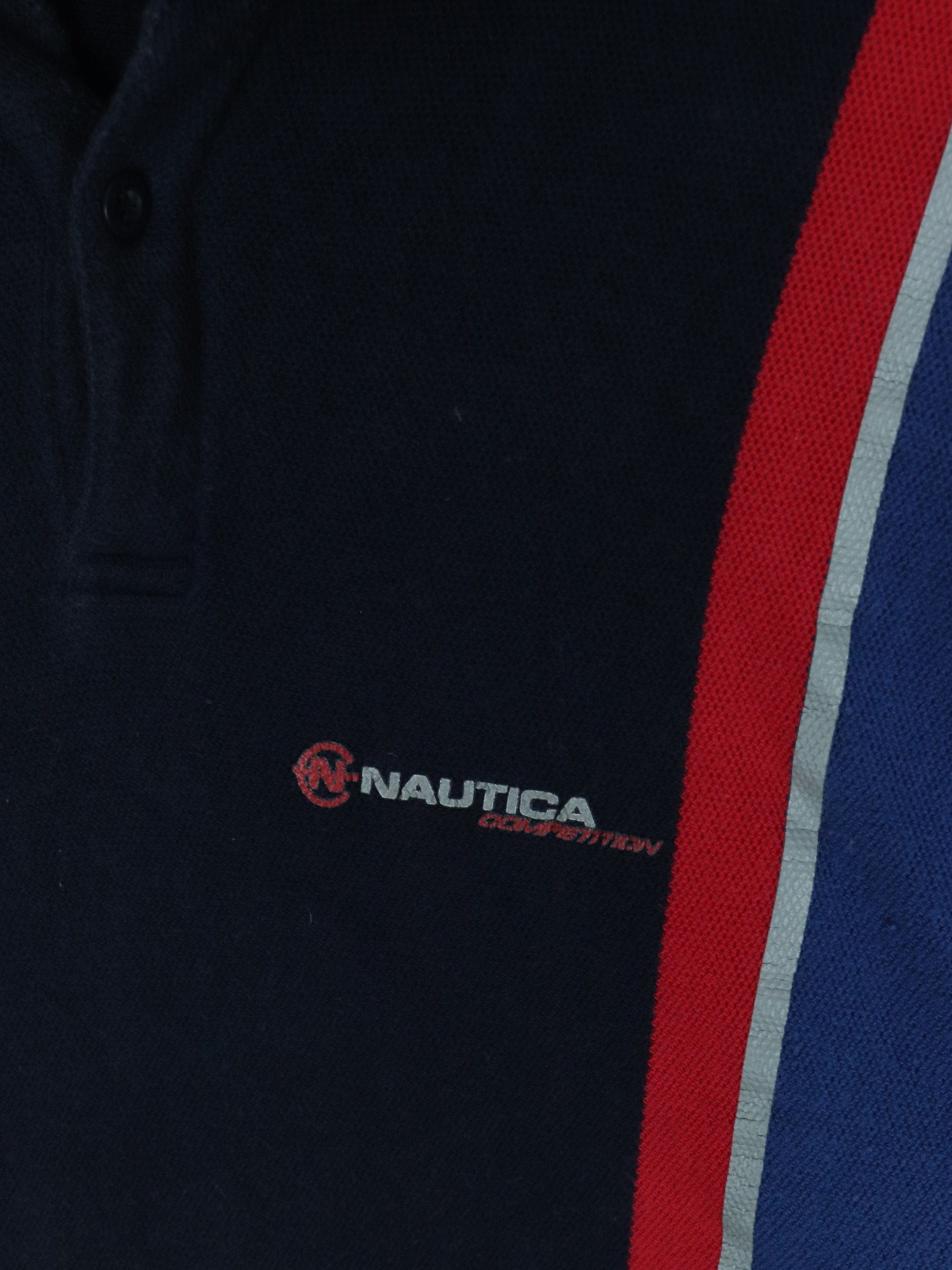 Vintage Nautica Competition Polo Shirt Mens Large Blue Striped – Proper  Vintage