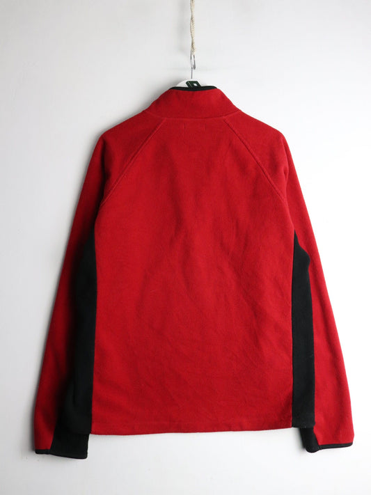 Nautica Sweater Mens Medium Red Fleece