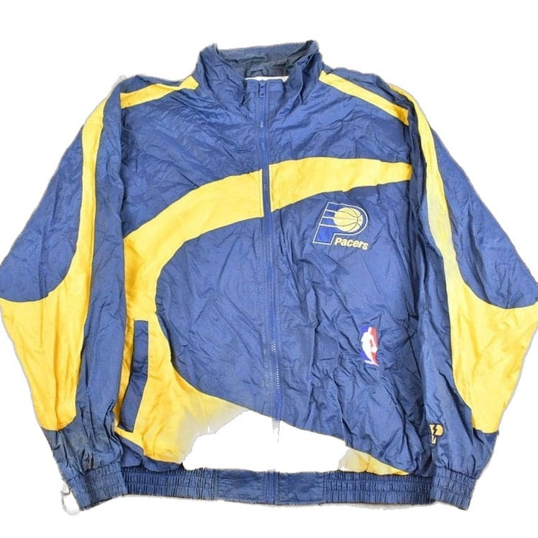 NBA Clothing > Gender Neutral Adult Clothing > Jackets & Coats Vintage 1990s Pro Player Pacers Windbreaker Jacket Men's XL/ Athletic Sportswear / Streetwear / Athleisure / Vintage NBA Jacket / Vintage Pacers