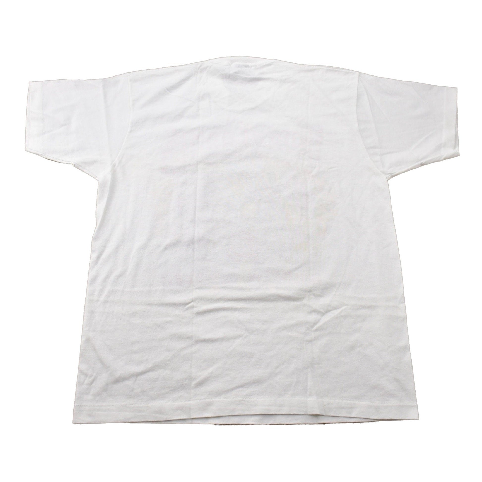 NBA Clothing > Gender Neutral Adult Clothing > Tops & Tees > T Shirts Vintage 1989 Detroit Pistons NBA World Champs Big Head Graphic T-Shirt Men's Large/ Made In USA / Single Stitch / NBA Basketball / Motor City Bad Boys