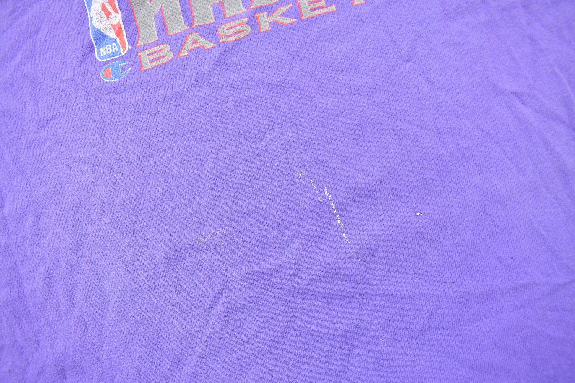 NBA Clothing > Gender Neutral Adult Clothing > Tops & Tees > T Shirts Vintage 1990s Toronto Raptors NBA Basketball Champion Graphic T-Shirt / XXL / Sportswear / Vintage NBA