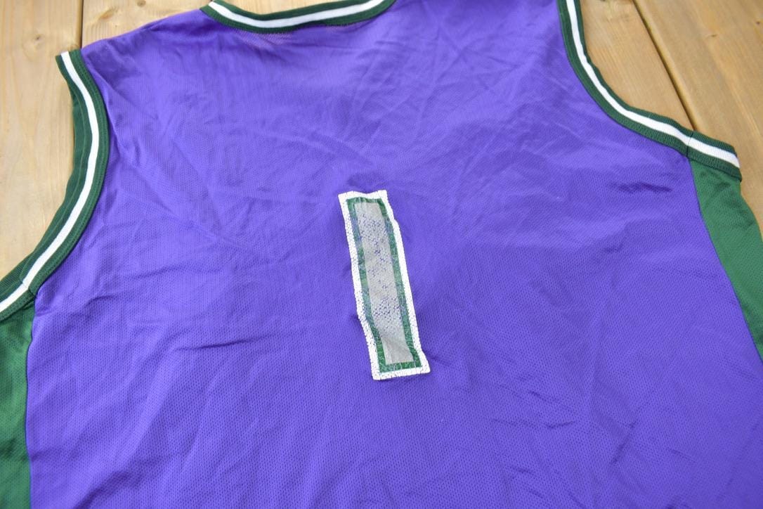 NBA Clothing > Men's Clothing > Sports & Fitness Vintage 1990s Milwaukee Bucks NBA Champion Jersey Size XL 48 / 90s Jersey / Sportswear / Bucks Jersey / Purple Jersey