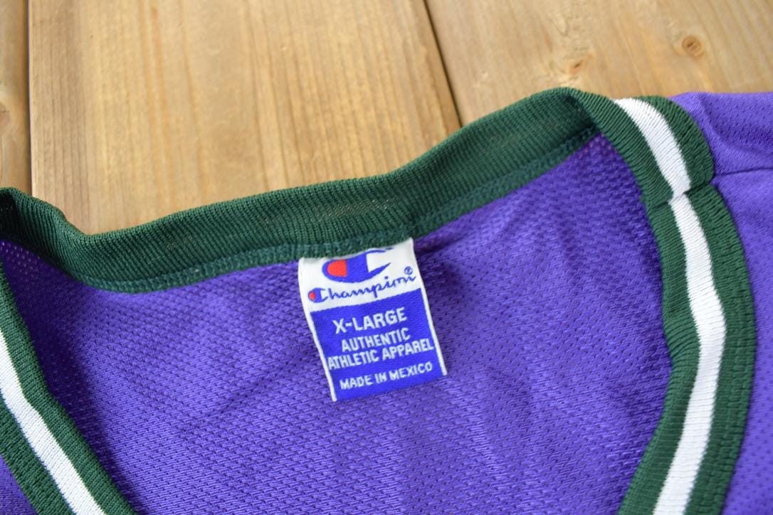 NBA Clothing > Men's Clothing > Sports & Fitness Vintage 1990s Milwaukee Bucks NBA Champion Jersey Size XL 48 / 90s Jersey / Sportswear / Bucks Jersey / Purple Jersey
