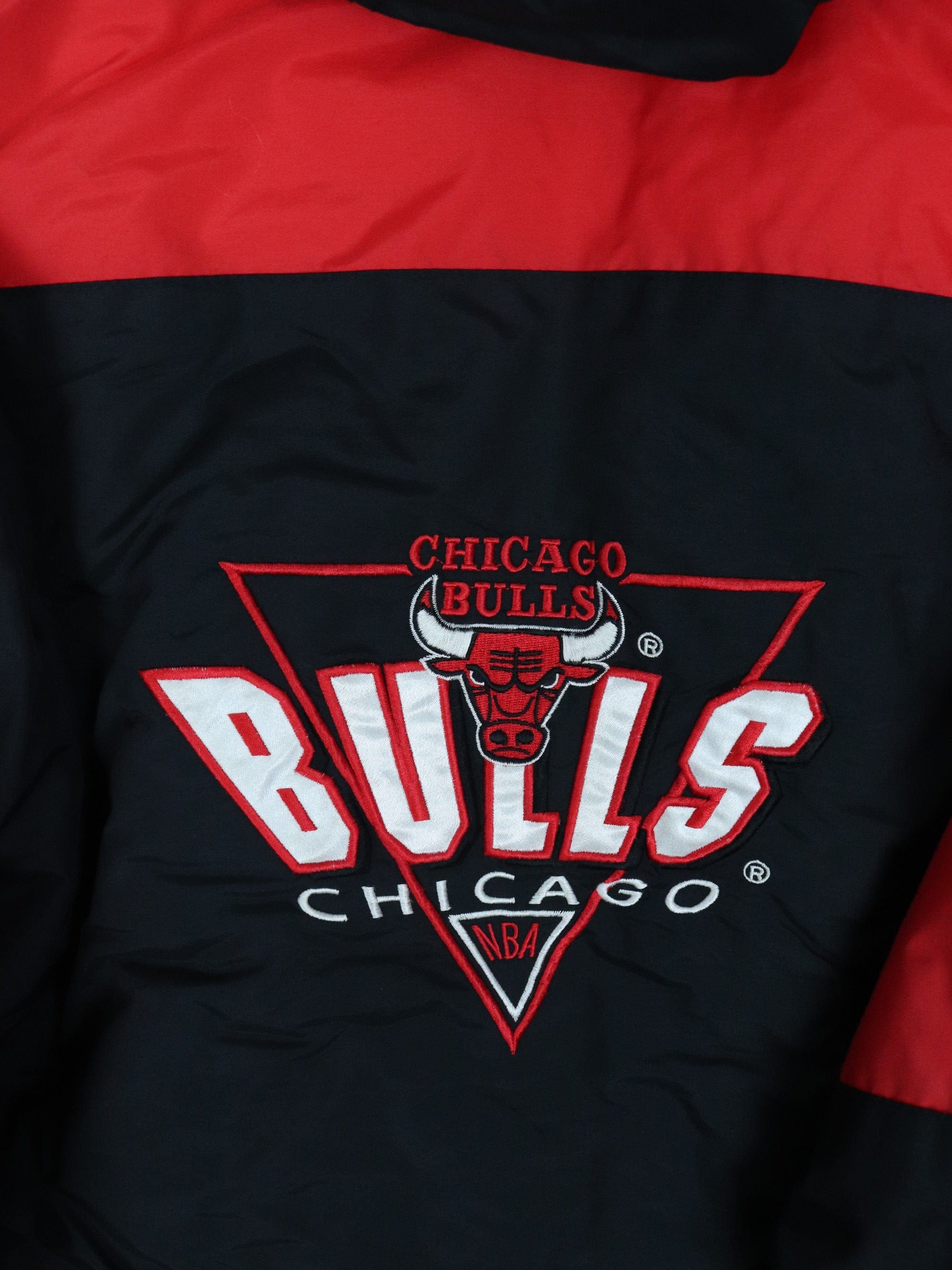 Vintage Chicago Bulls Jacket Youth Large Black NBA Basketball