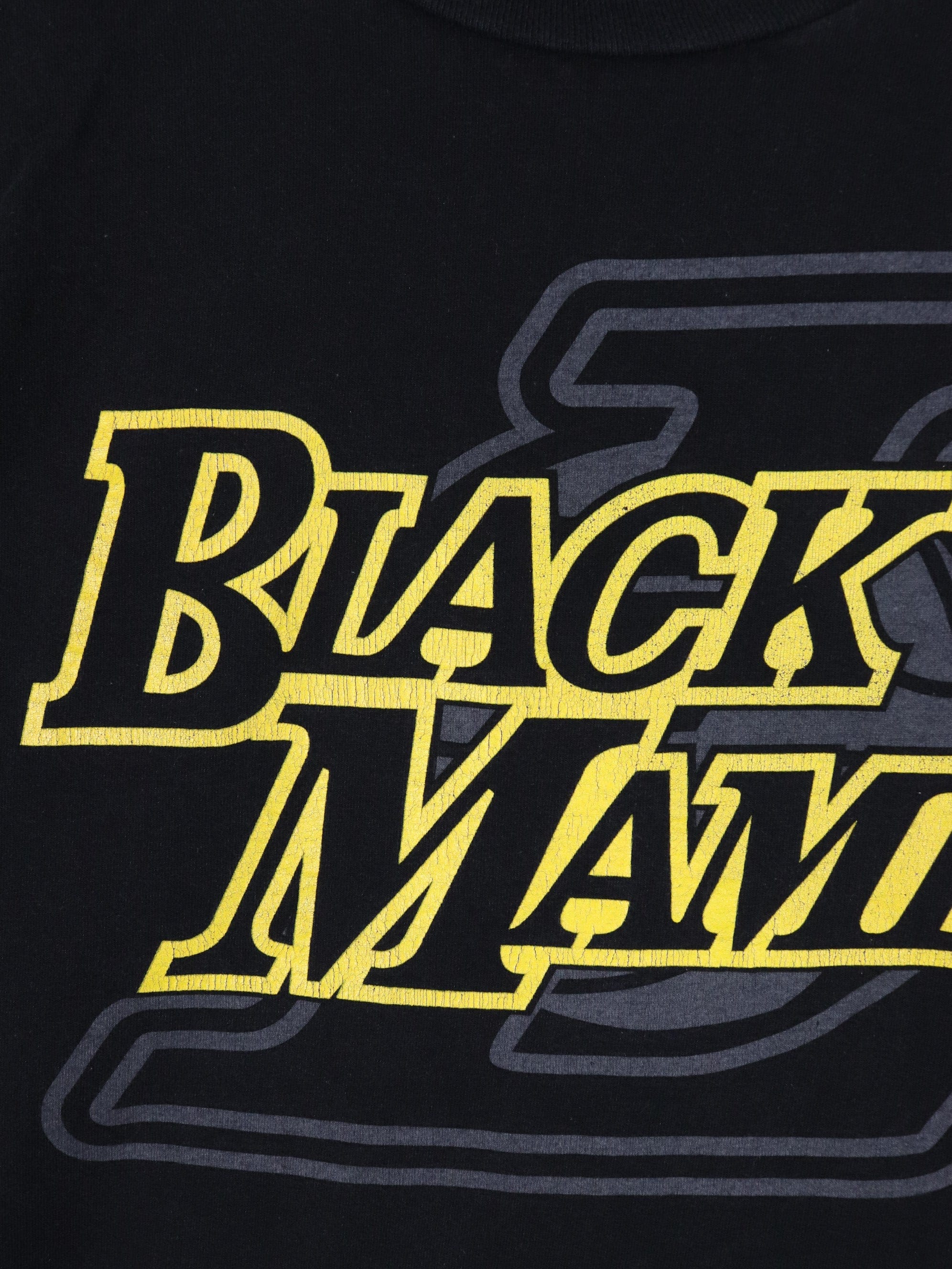 Vintage MAJESTIC Kobe Bryant Los Angeles Lakers Black Mamba T Shirt Sz M
