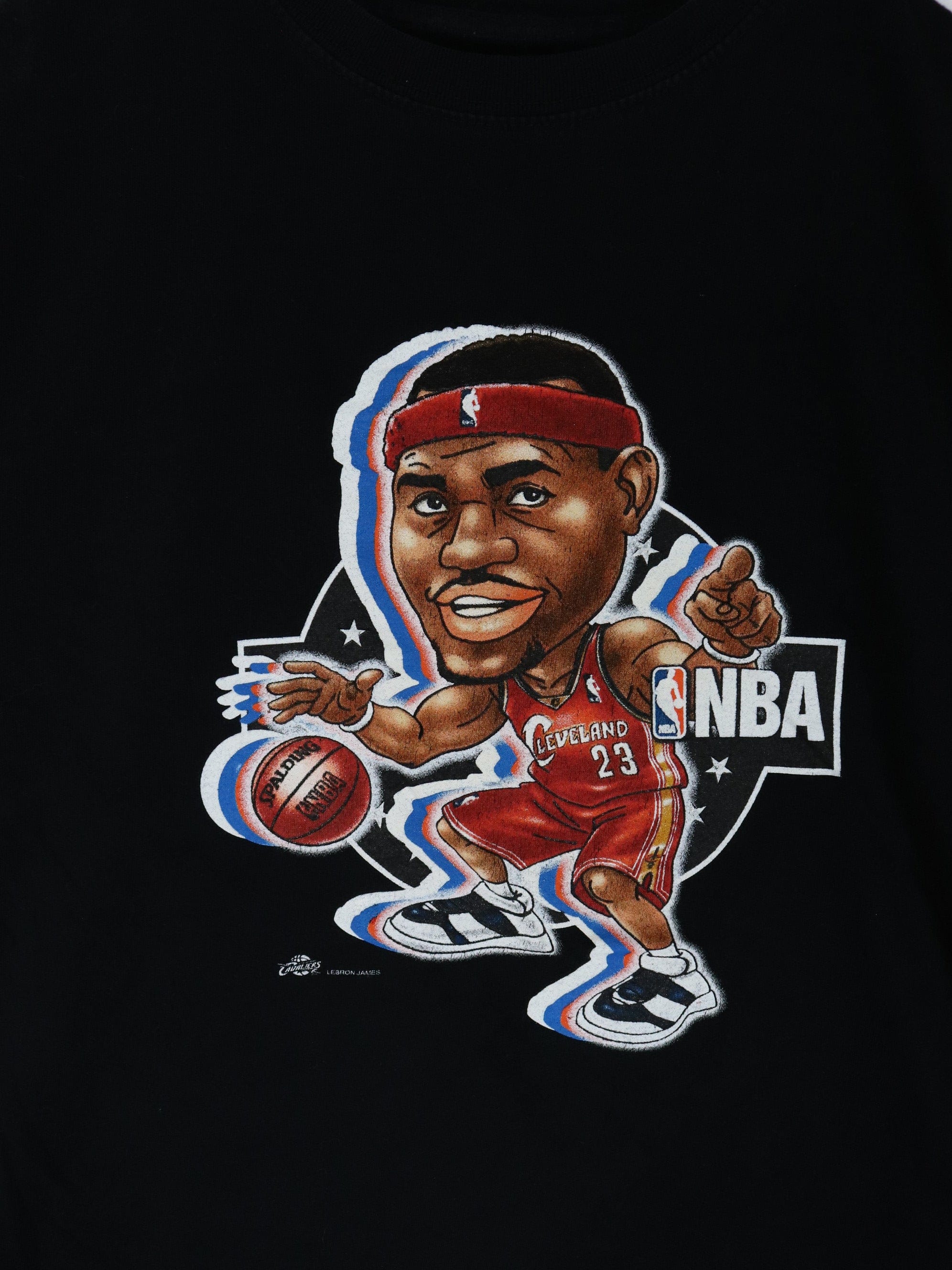 Lebron james cartoon store shirt