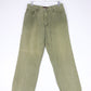 Nevada Pants Fits Adult 30 x 25 Green Denim Jeans Cropped from propervintagecanada
