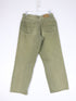 Nevada Pants Fits Adult 30 x 25 Green Denim Jeans Cropped from propervintagecanada