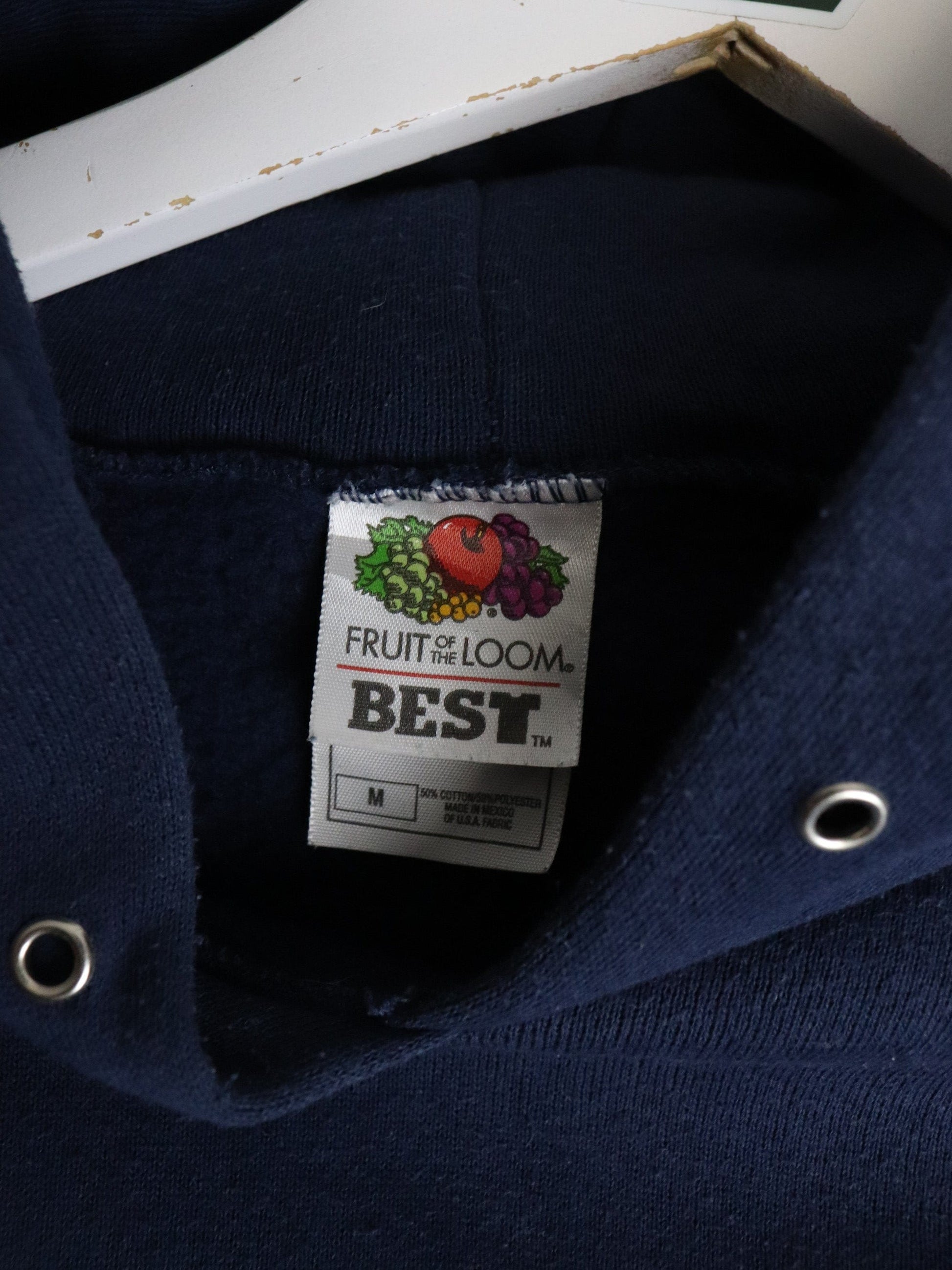 New York City Sweatshirt Fits Mens Small Blue Hoodie from propervintagecanada