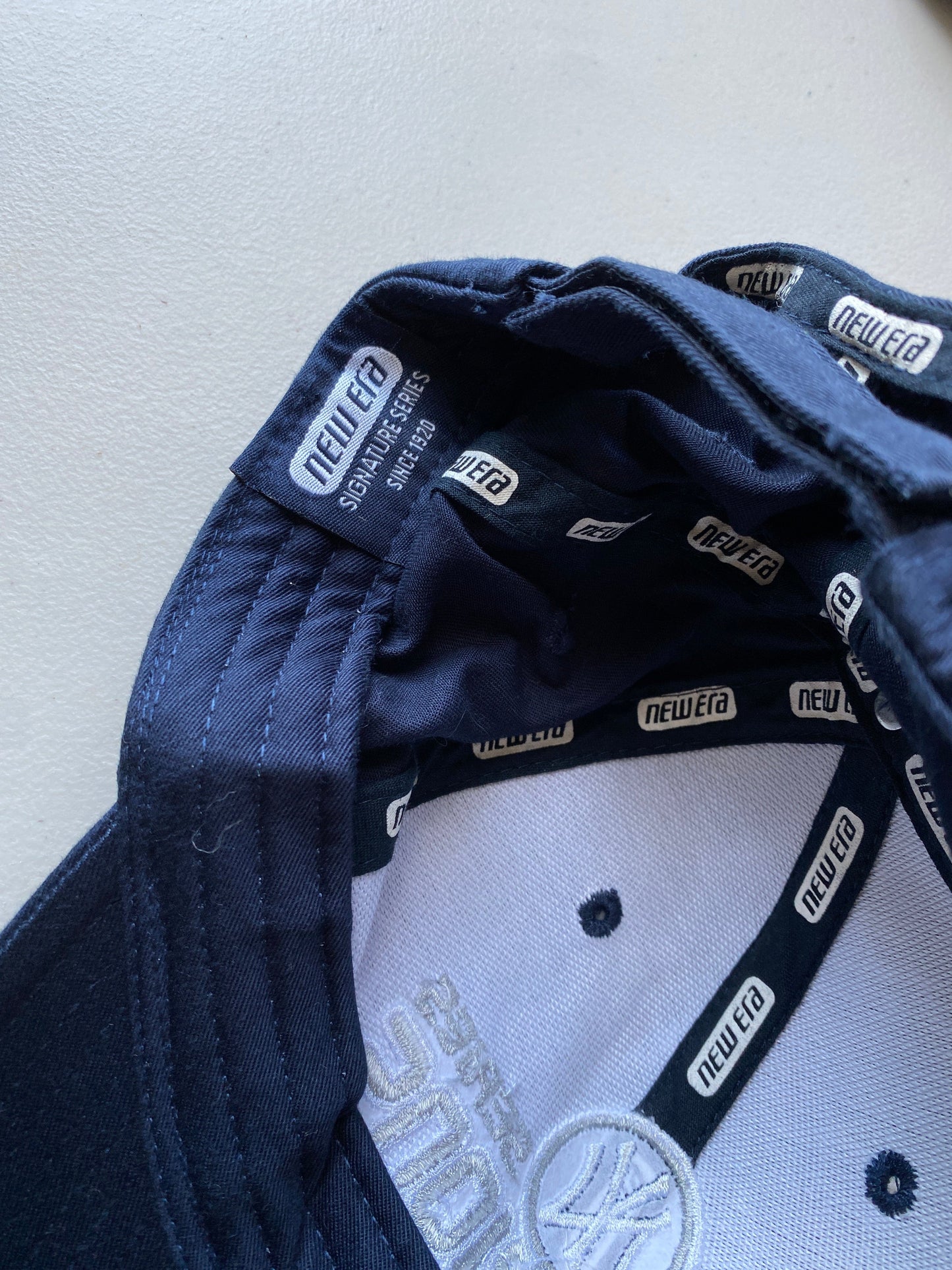 New York Yankees Hat Adult Blue Strap Back from propervintagecanada