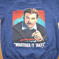 NFL Clothing > Gender Neutral Adult Clothing > Hoodies & Sweatshirts > Sweatshirts Vintage 1980s Mike Dikta NFL Coach Big Face Graphic "Whatever It Takes" Crewneck Sweatshirt Men's Large/ Made In USA / Football Sportswear Americana