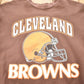 NFL Clothing > Gender Neutral Adult Clothing > Hoodies & Sweatshirts > Sweatshirts Vintage 1980s NFL Cleveland Browns Crewneck Sweatshirt / 80s Crewneck / Football / Sportswear / Americana