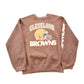 NFL Clothing > Gender Neutral Adult Clothing > Hoodies & Sweatshirts > Sweatshirts Vintage 1980s NFL Cleveland Browns Crewneck Sweatshirt / 80s Crewneck / Football / Sportswear / Americana