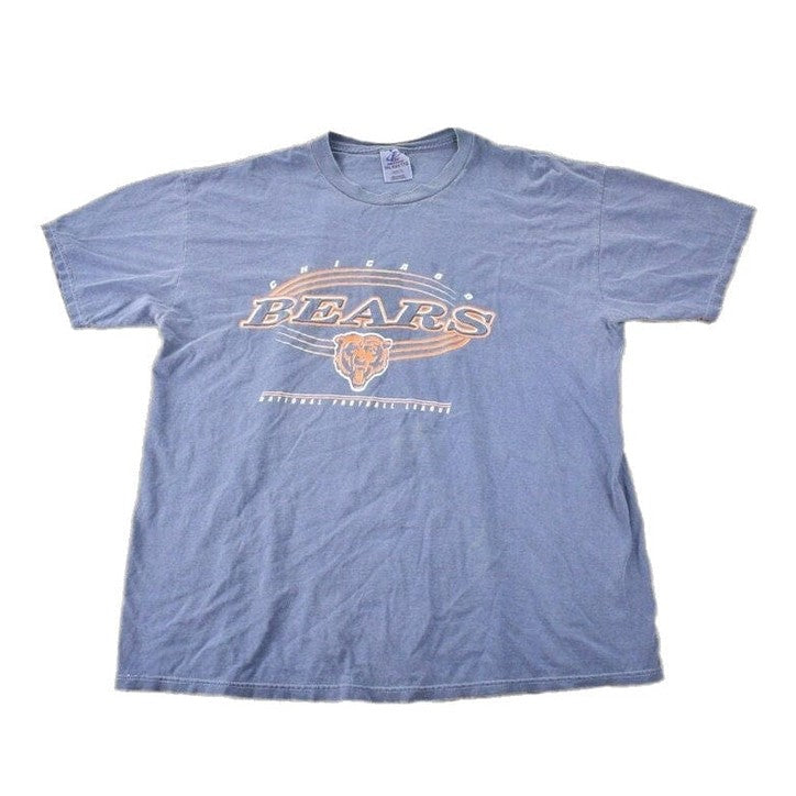 NFL Clothing > Gender Neutral Adult Clothing > Tops & Tees > T Shirts Vintage 1990s Chicago Bears NFL Football Graphic T-Shirt Men's XXL