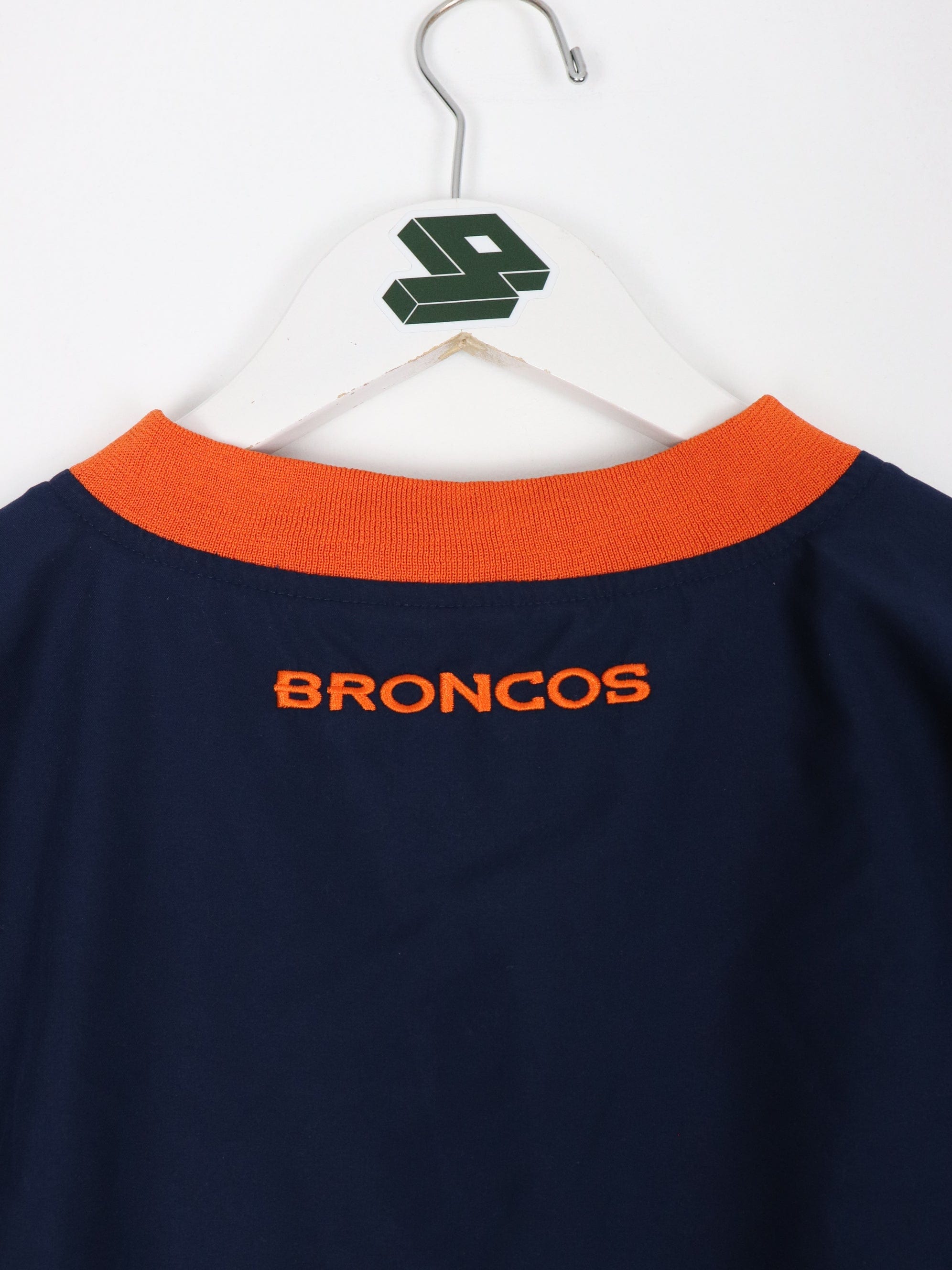 Denver Broncos Nike Sweatshirt Mens Large Blue Orange NFL On Field Apparel