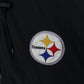 NFL Jackets & Coats Vintage Pittsburgh Steelers Jacket Fits Mens Large Black NFL Coat