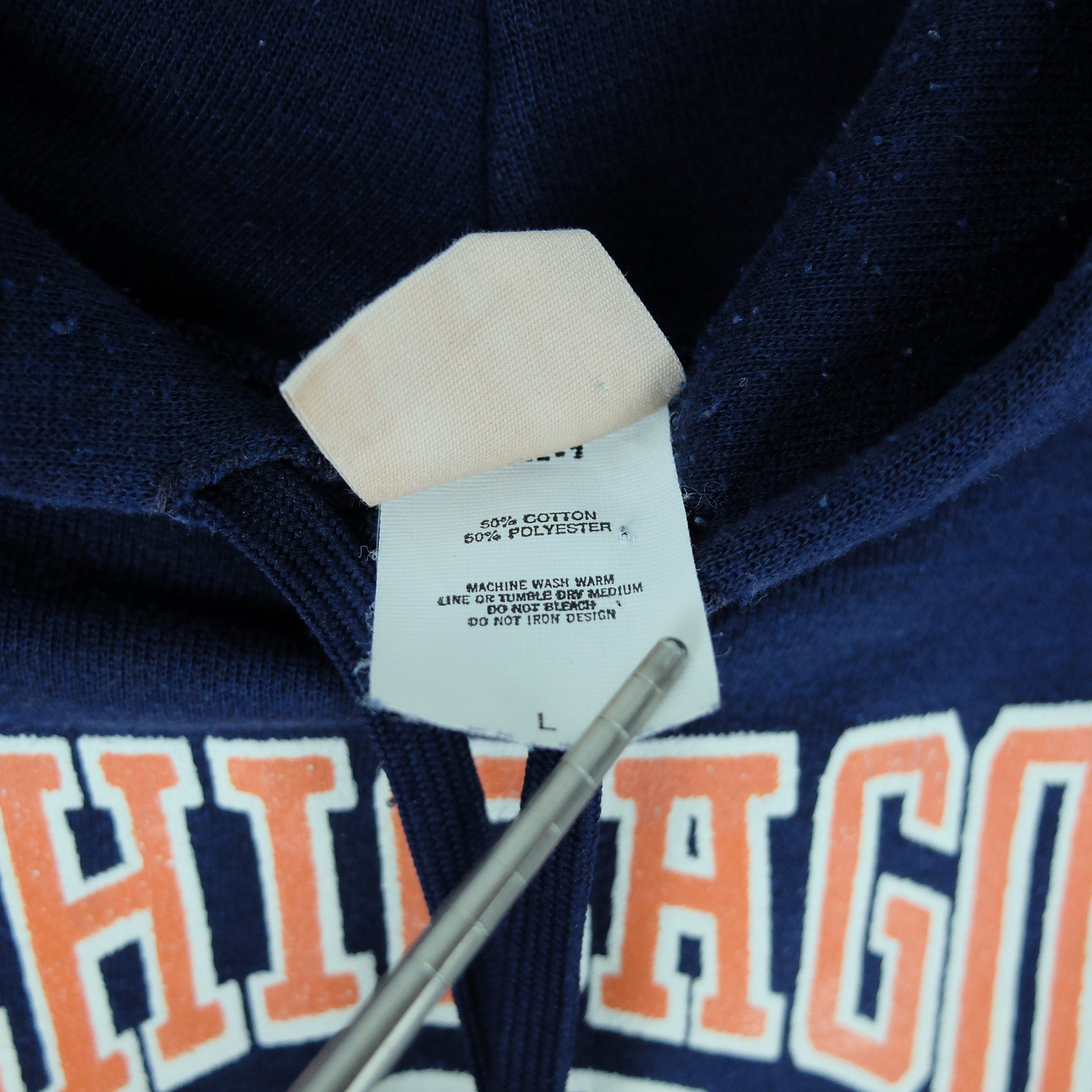 Chicago Bears Sweatshirt / Bears Hoodie / 1980s Chicago Bears 