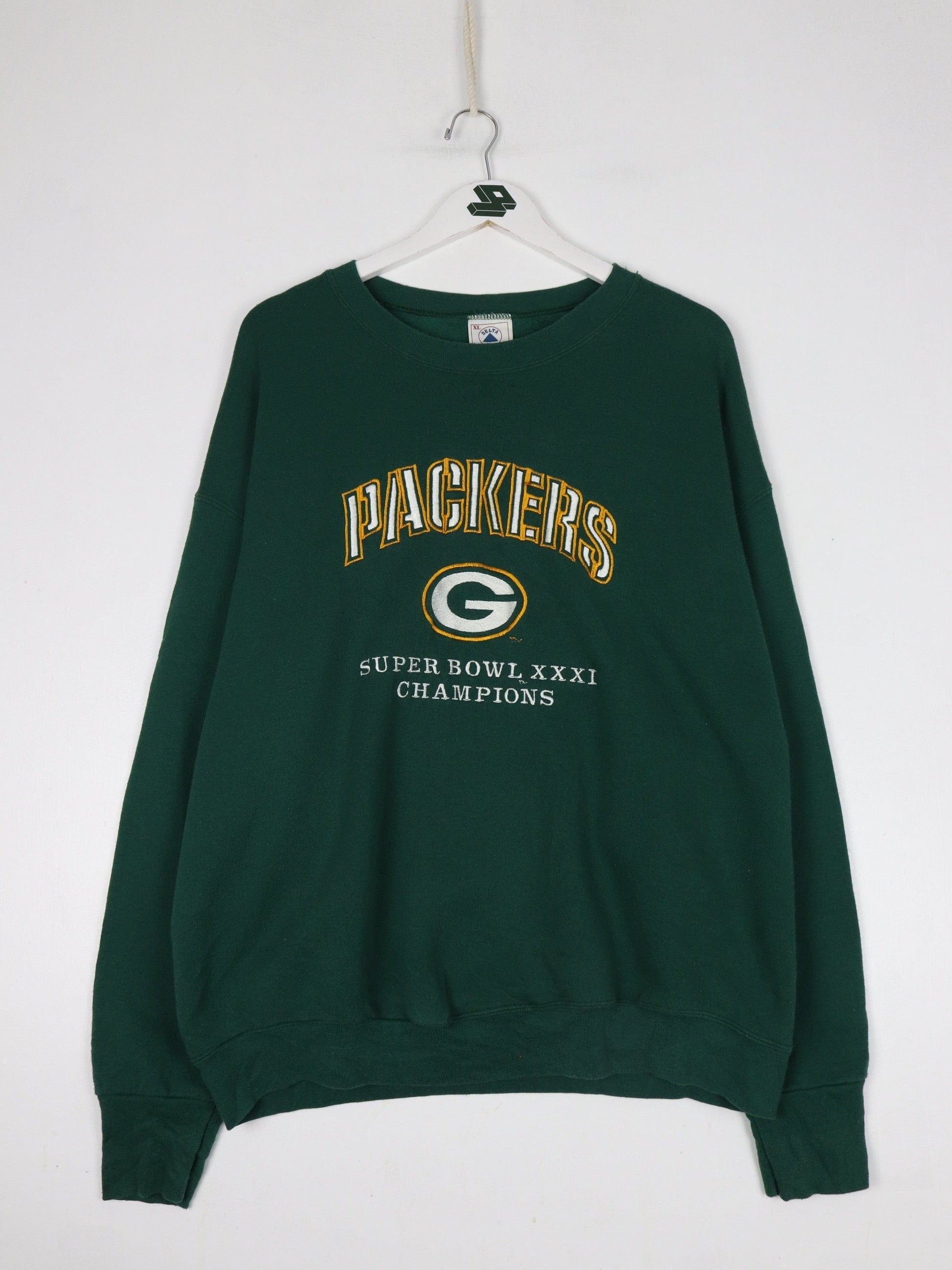 NFL Sweatshirts & Hoodies Vintage Green Bay Packers Sweatshirt Mens XL NFL