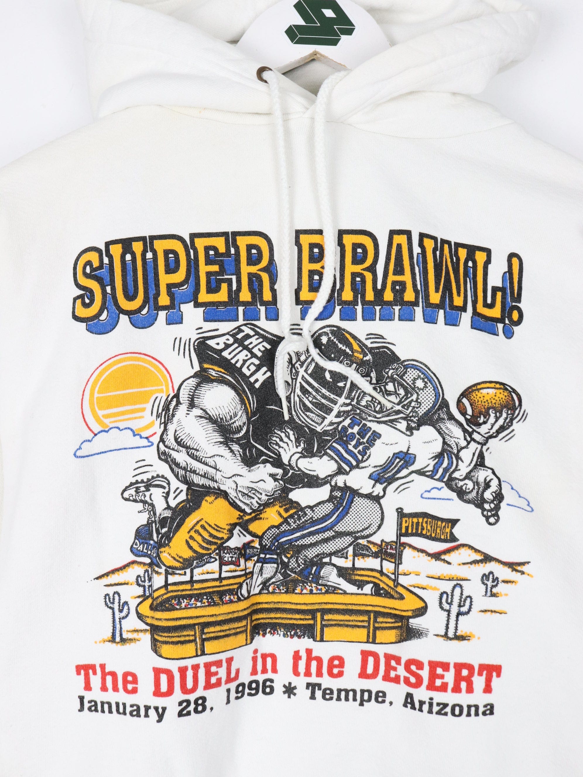 Vintage Pittsburgh Steelers Sweatshirt Fits Mens M White NFL