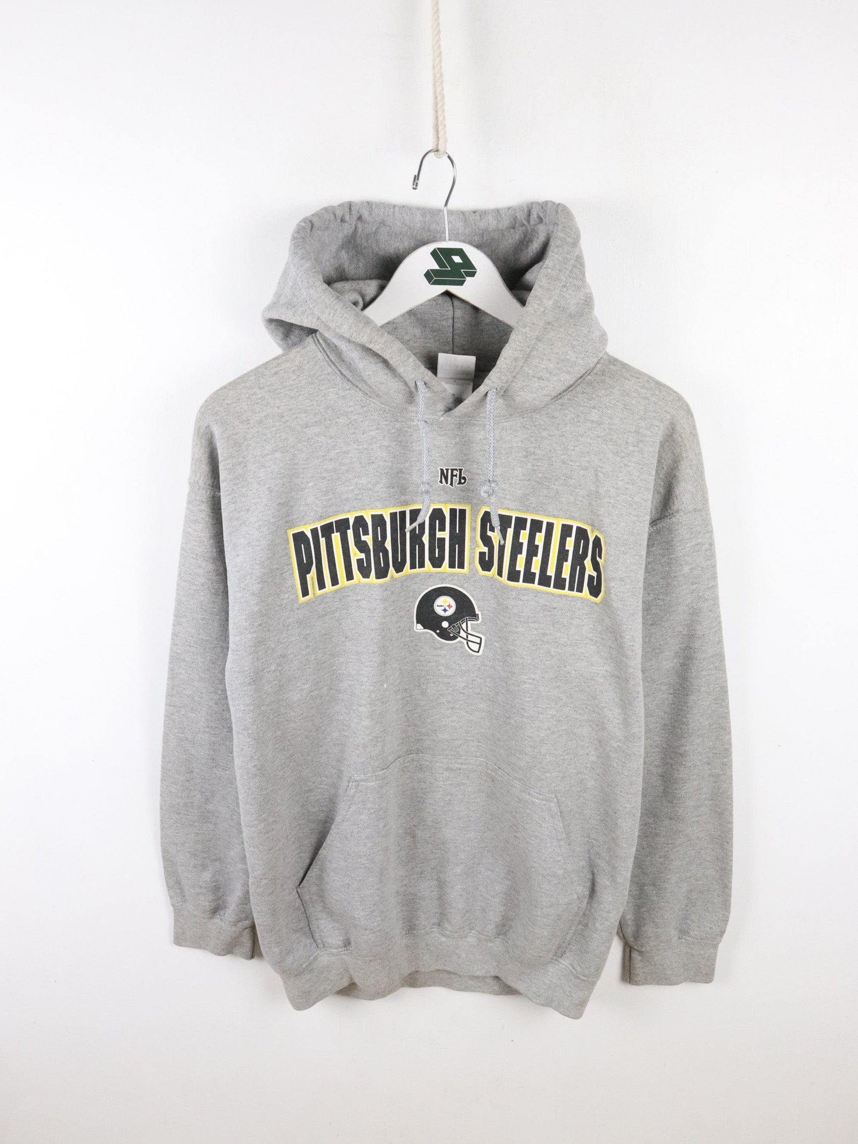 NFL Sweatshirts & Hoodies Vintage Pittsburgh Steelers Sweatshirt Mens Medium Grey Hoodie