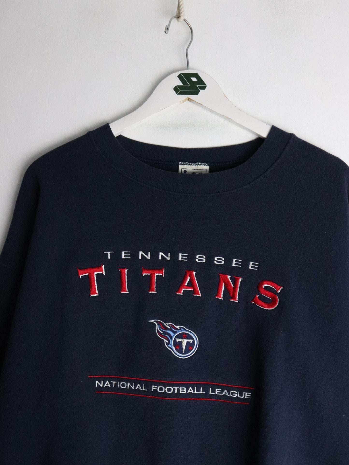 NFL Sweatshirts & Hoodies Vintage Tennessee Titans Sweatshirt Mens XL Blue NFL