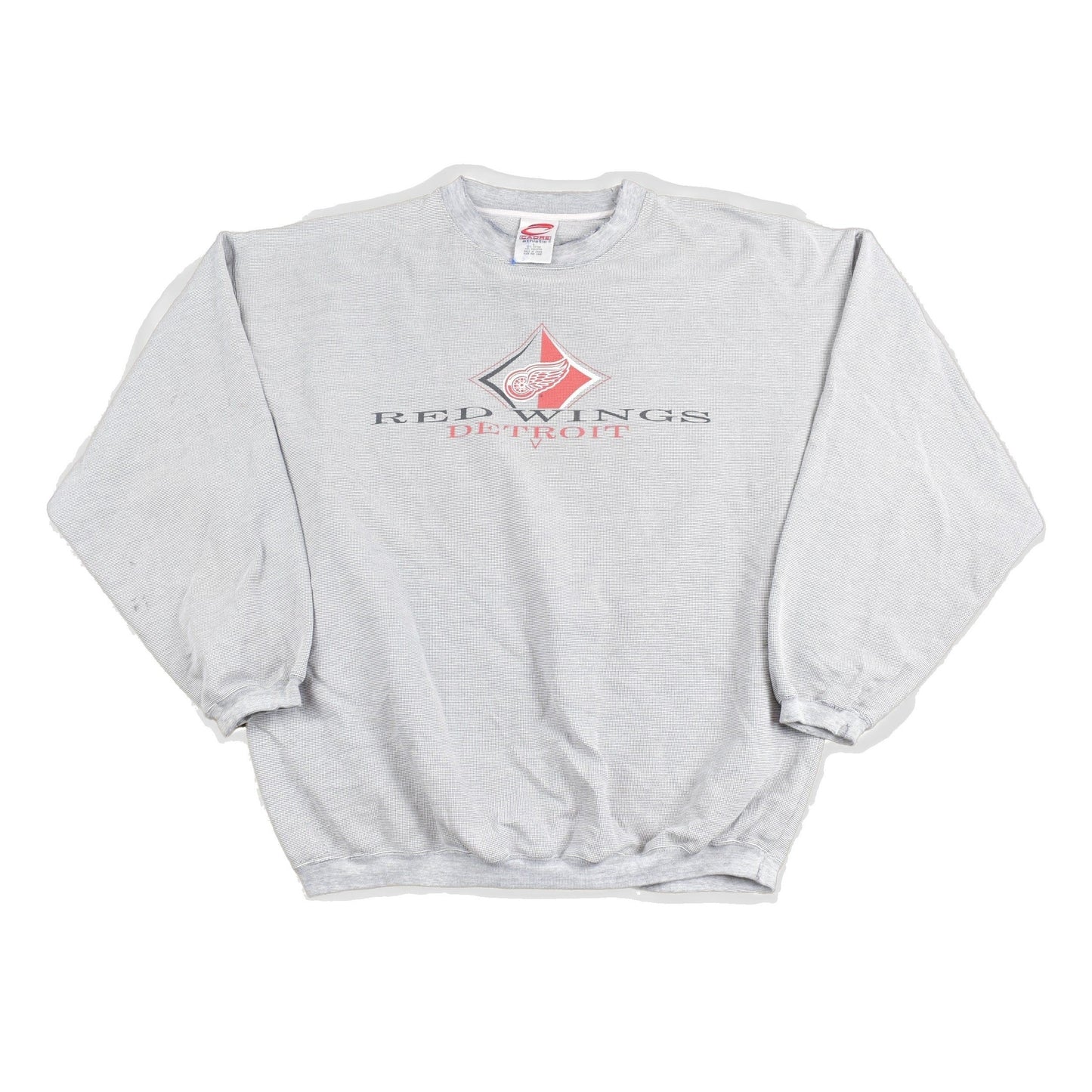 NHL Clothing > Gender Neutral Adult Clothing > Hoodies & Sweatshirts > Sweatshirts Vintage 1990s Detroit Red Wings NHL Graphic Sweatshirt Men's XL