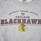 NHL Clothing > Gender Neutral Adult Clothing > Hoodies & Sweatshirts > Sweatshirts Vintage 1990s Lee Sport Chicago Blackhawks NHL Crewneck Sweatshirt Men's Large