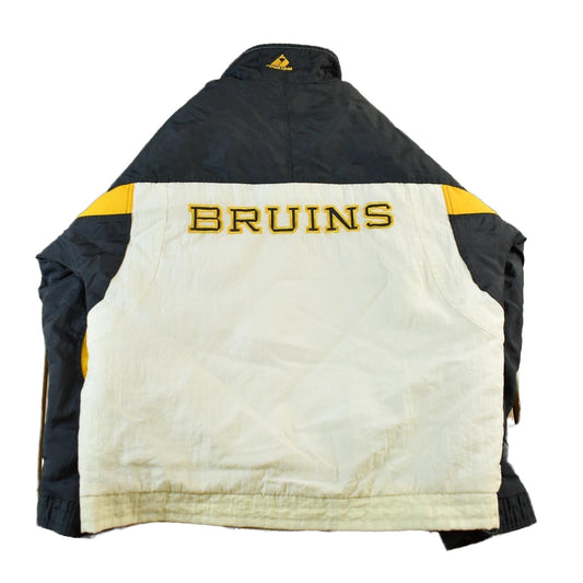 NHL Clothing > Gender Neutral Adult Clothing > Jackets & Coats Vintage 1990s Boston Bruins NHL Jacket Men's Large