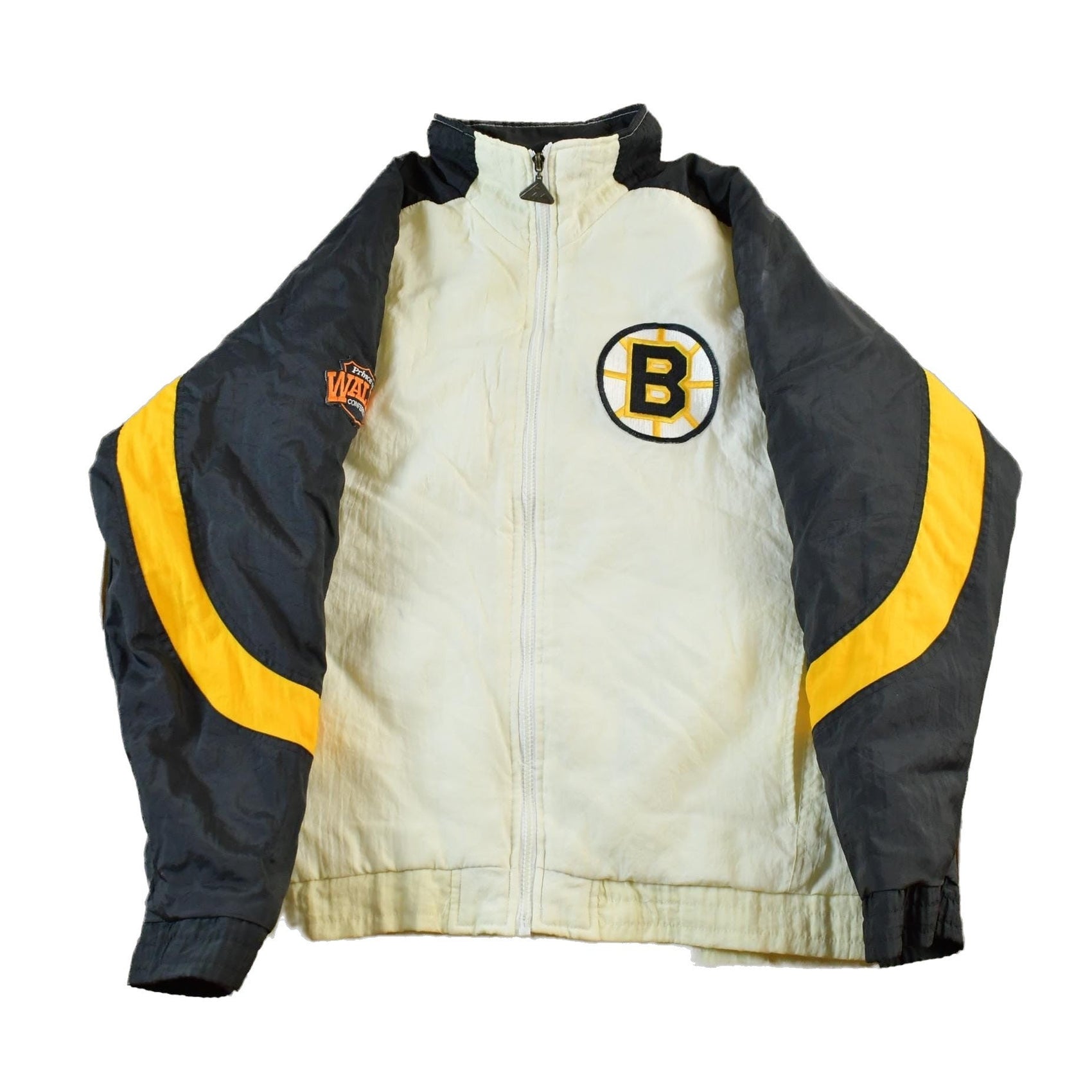 NHL Clothing > Gender Neutral Adult Clothing > Jackets & Coats Vintage 1990s Boston Bruins NHL Jacket Men's Large