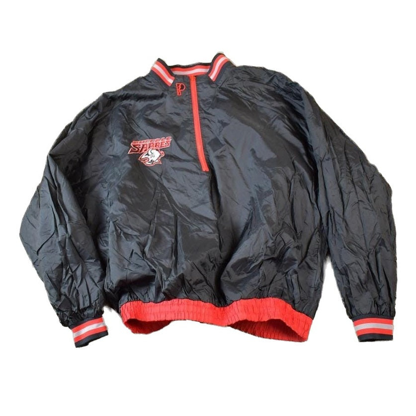 NHL Clothing > Gender Neutral Adult Clothing > Jackets & Coats Vintage 1990s Buffalo Sabres Reversible Quarter Zip NHL Hockey Pullover Jacket