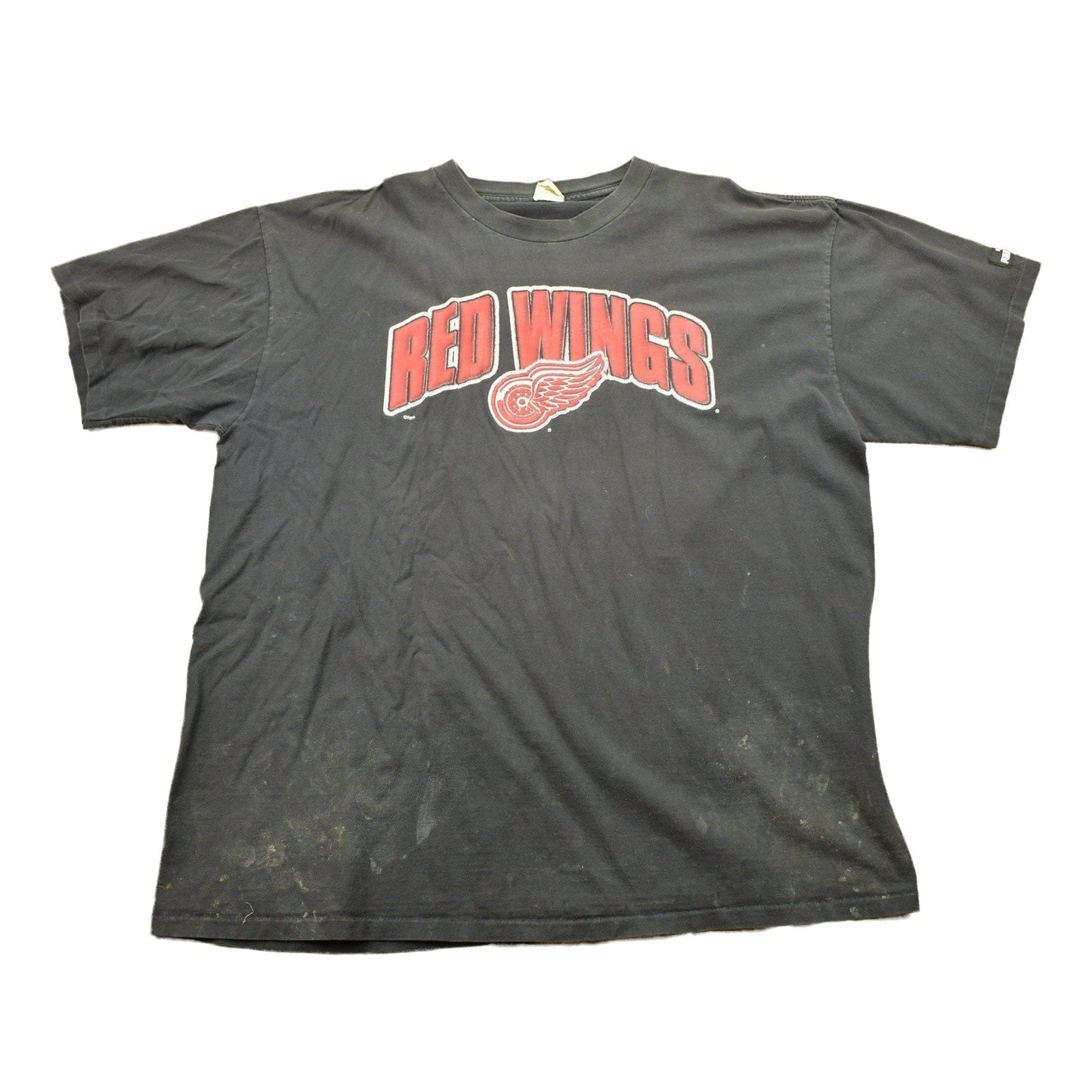 NHL Clothing > Gender Neutral Adult Clothing > Tops & Tees > T Shirts Vintage 1990s Detroit Red Wings NHL Graphic T Shirt Men's XL