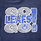 NHL Clothing > Gender Neutral Adult Clothing > Tops & Tees > T Shirts Vintage 1990s NHL Go Leafs Go Graphic T-Shirt Men's Large