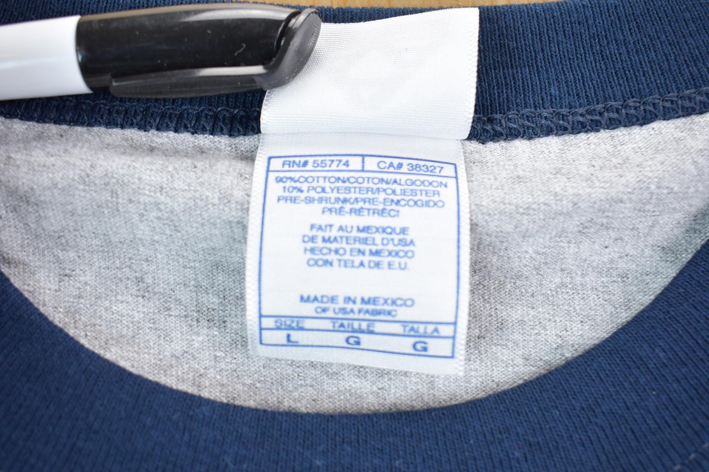 NHL Clothing > Gender Neutral Adult Clothing > Tops & Tees > T Shirts Vintage 1990s Original Six NHL Hockey Classic Dead Stock Graphic T-Shirt Men's Large