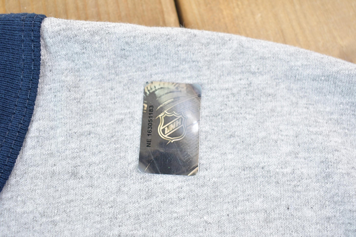 NHL Clothing > Gender Neutral Adult Clothing > Tops & Tees > T Shirts Vintage 1990s Original Six NHL Hockey Classic Dead Stock Graphic T-Shirt Men's Medium