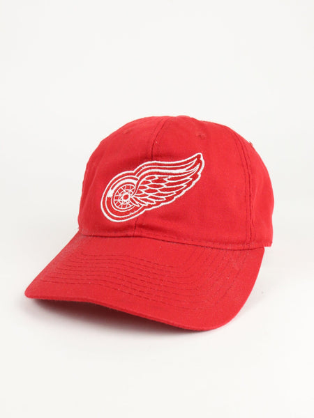 Vintage Detroit Red Wings Strap Back Hat the EG Cap NHL Hockey 