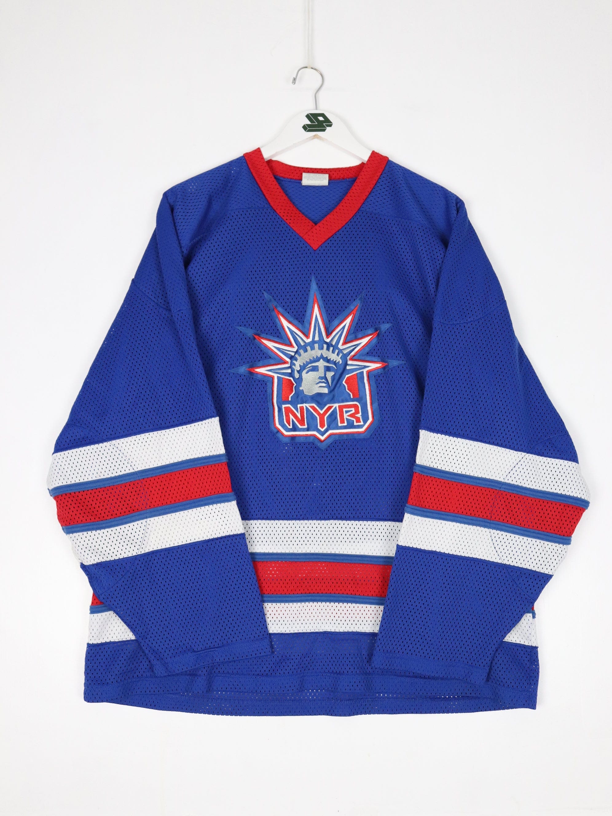 Vintage 90s New York Rangers Statue of Liberty NHL Hockey 