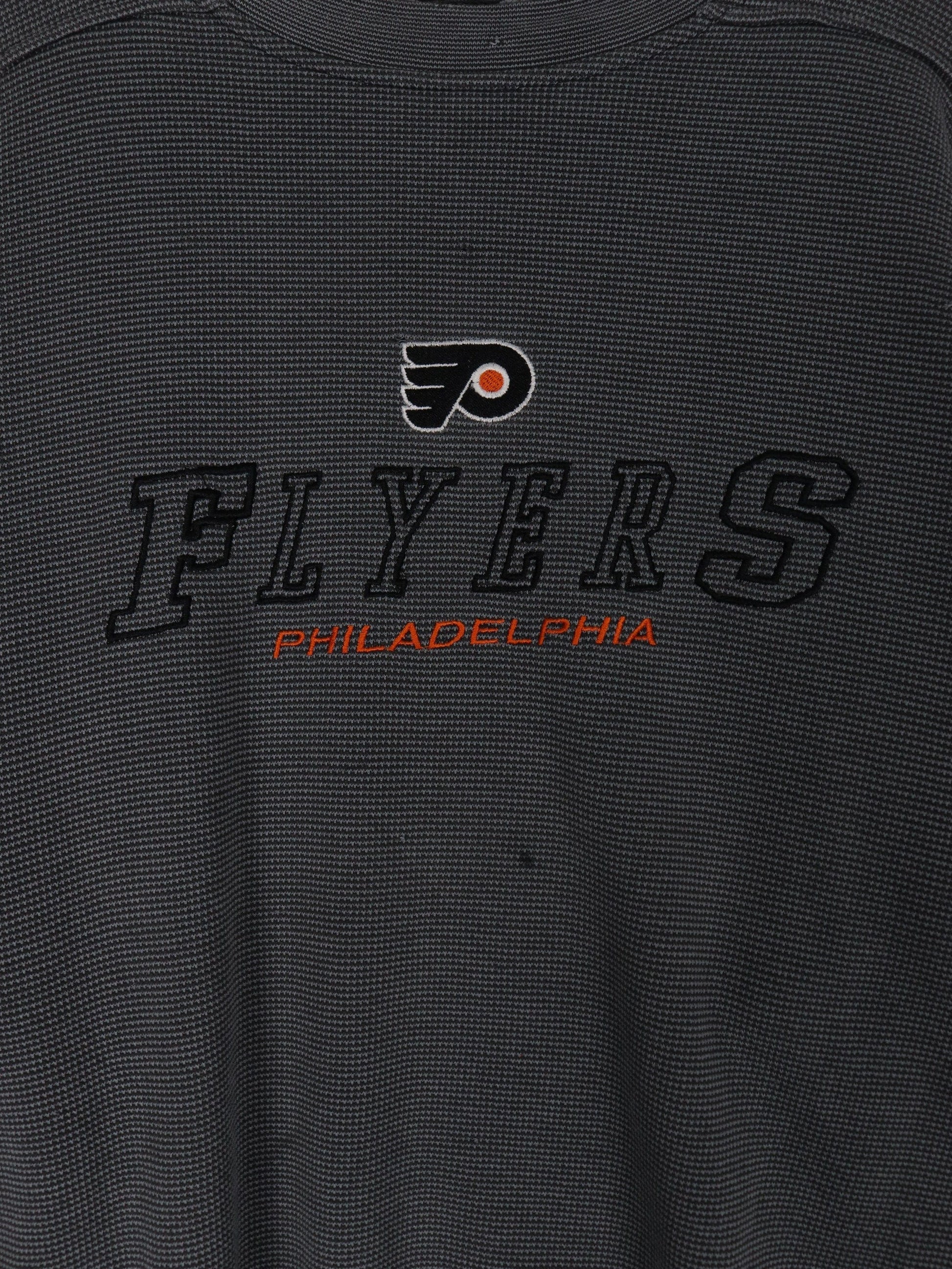 NHL Sweatshirts & Hoodies Vintage Philadelphia Flyers Sweatshirt Fits Mens XL Grey NHL