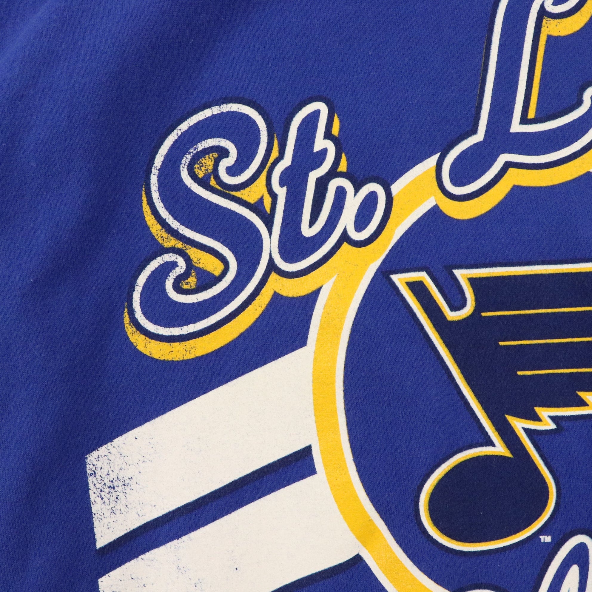 St. Louis Blue T Shirt Mens Small Blue NHL Hockey Athletic